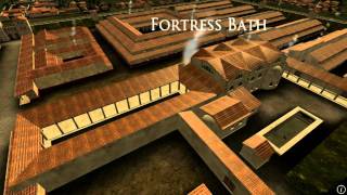 Animation of ancient Roman Fort in Caerleon Wales [upl. by Elleiad847]