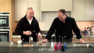 How to make a frappé coffee using an aerolatte milk frother [upl. by Assetnoc952]