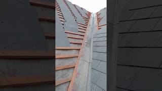 How to cut roof Slates for a valley [upl. by Viscardi]