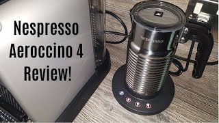 Nespresso Aeroccino 4 Milk Frother Review  Worth upgrading from the Aeroccino 3 [upl. by Kaila]