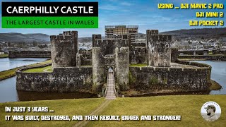 Caerphilly Castle  The Largest in Wales 2nd in Britain [upl. by Sancha]