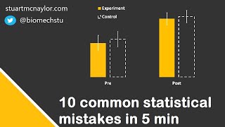 Ten Statistical Mistakes in 5 Min [upl. by Silisav]