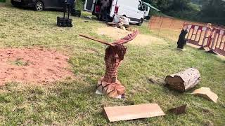 A fabulous range of wooden sculpture at Caerleon festival 2024 [upl. by Domenic253]