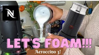 How To Foam Milk With Aeroccino 3 Make Coffee With Foam Tips amp Tricks  Easy Foamed Latte Recipe [upl. by Evy767]