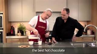 How to make a hot chocolate using an aerolatte milk frother [upl. by Nottarts566]