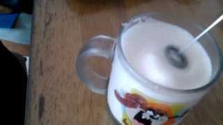 Aerolatte Review Frothing Cold Milk In Under 1 Minute [upl. by Seidnac620]